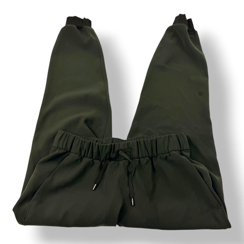 Lululemon On The Fly Jogger Dark Olive Green Luxtreme Pants‎ LW5BZDS Size 8 28"